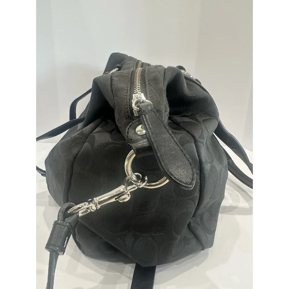 Coach black signature